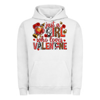 Pigment Lunar Rock just a girl who loves valentine Urban Hoodie - texasbilliewilder