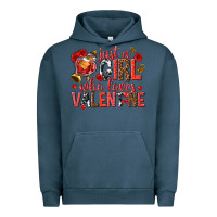 Pigment Midnight Navy just a girl who loves valentine Urban Hoodie - texasbilliewilder