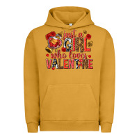 Pigment Peanut Butter just a girl who loves valentine Urban Hoodie - texasbilliewilder
