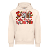 Sandshell just a girl who loves valentine Urban Hoodie - texasbilliewilder