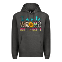 Charcoal Heather i may be wrong but i doubt it Premium Hoodie - Zillion Design Studio