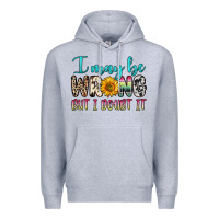 Heather Grey i may be wrong but i doubt it Premium Hoodie - Zillion Design Studio