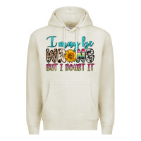 Oatmeal Heather i may be wrong but i doubt it Premium Hoodie - Zillion Design Studio