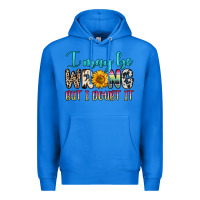 True Royal i may be wrong but i doubt it Premium Hoodie - Zillion Design Studio