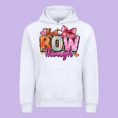 That Bow Though Urban Hoodie Designed By Zillion Design Studio
