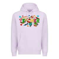 Lilac teacher Premium Hoodie - texasbilliewilder