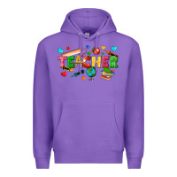 Purple teacher Premium Hoodie - texasbilliewilder