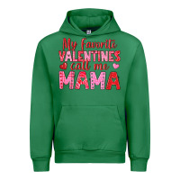 Emerald my favorite valentines call me mama Urban Hoodie - texasbilliewilder