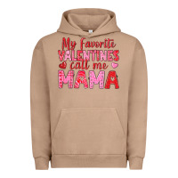 Pigment Burro my favorite valentines call me mama Urban Hoodie - texasbilliewilder