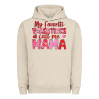 Pigment French Oak my favorite valentines call me mama Urban Hoodie - texasbilliewilder