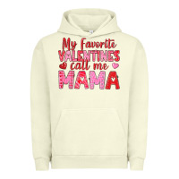 Pigment Pistachio my favorite valentines call me mama Urban Hoodie - texasbilliewilder