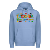 Colony Blue teacher teach love inspire tbw Premium Hoodie - texasbilliewilder