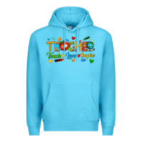 Ocean Blue teacher teach love inspire tbw Premium Hoodie - texasbilliewilder