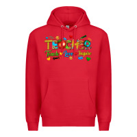 Red teacher teach love inspire tbw Premium Hoodie - texasbilliewilder
