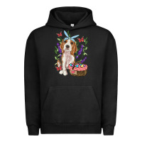 Pigment Black Easter Beagle Urban Hoodie - RanaPortraitStore