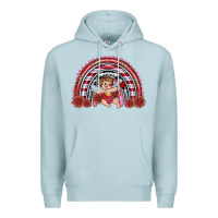 Blue Mist valentine's day cupid rainbow Premium Hoodie - RanaPortraitStore