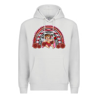 Dove Grey valentine's day cupid rainbow Premium Hoodie - RanaPortraitStore