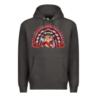 Smoke valentine's day cupid rainbow Premium Hoodie - RanaPortraitStore