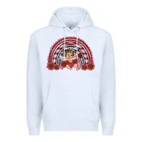 White valentine's day cupid rainbow Premium Hoodie - RanaPortraitStore