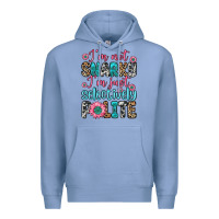 Colony Blue i m not snarky i m just selectively polite Premium Hoodie - Zillion Design Studio
