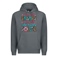 Rock i m not snarky i m just selectively polite Premium Hoodie - Zillion Design Studio