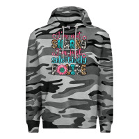 Slate Camo i m not snarky i m just selectively polite Premium Hoodie - Zillion Design Studio