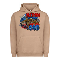 Pigment Burro one nation under god Urban Hoodie - Zillion Design Studio