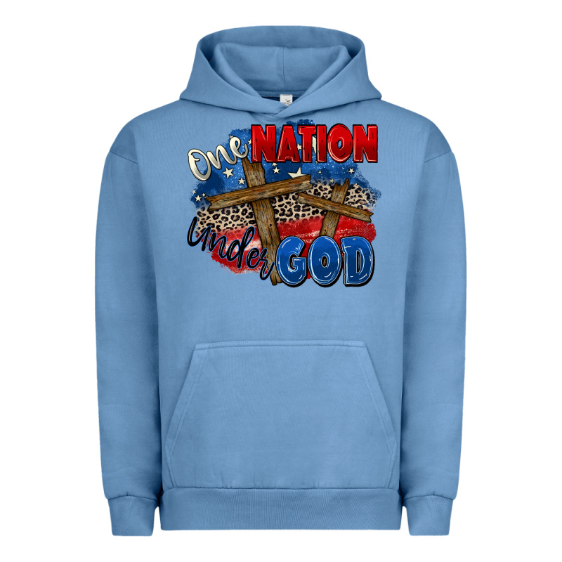 One Nation Under God Urban Hoodie by Zillion Design Studio | Teevron