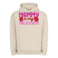 Pigment French Oak mommy is valentine Urban Hoodie - texasbilliewilder