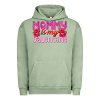 Pigment Oil Green mommy is valentine Urban Hoodie - texasbilliewilder