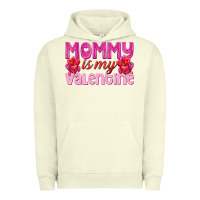 Pigment Pistachio mommy is valentine Urban Hoodie - texasbilliewilder