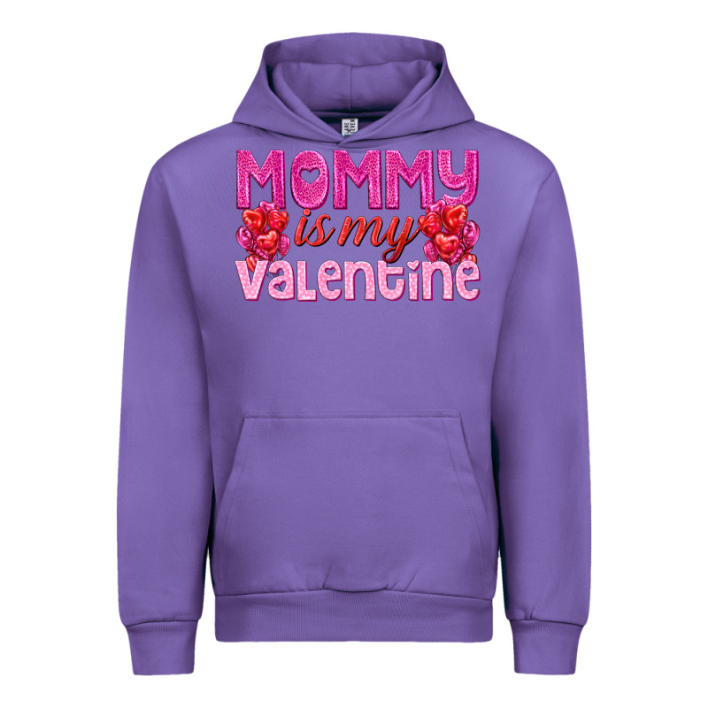 Mommy Is Valentine Urban Hoodie by texasbilliewilder | Teevron