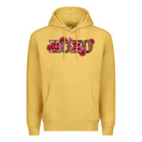 Antique Gold valentine's day xoxo sunflower heart Premium Hoodie - RanaPortraitStore