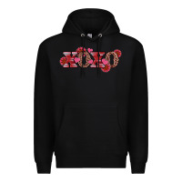 Black valentine's day xoxo sunflower heart Premium Hoodie - RanaPortraitStore