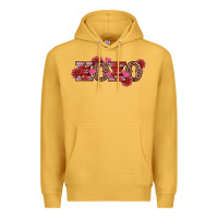 Mustard valentine's day xoxo sunflower heart Premium Hoodie - RanaPortraitStore