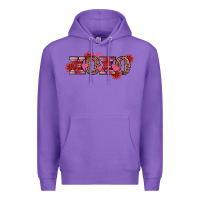Purple valentine's day xoxo sunflower heart Premium Hoodie - RanaPortraitStore