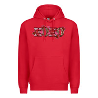 Red valentine's day xoxo sunflower heart Premium Hoodie - RanaPortraitStore