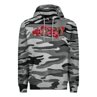 Slate Camo valentine's day xoxo sunflower heart Premium Hoodie - RanaPortraitStore