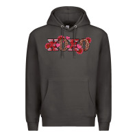 Smoke valentine's day xoxo sunflower heart Premium Hoodie - RanaPortraitStore