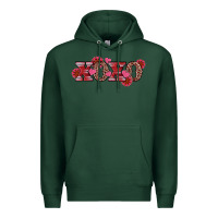 Sports Green valentine's day xoxo sunflower heart Premium Hoodie - RanaPortraitStore