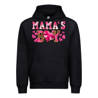 Black valentines day mamas boy Urban Hoodie - texasbilliewilder