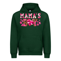Forest Green valentines day mamas boy Urban Hoodie - texasbilliewilder