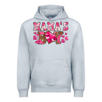 Heather Grey valentines day mamas boy Urban Hoodie - texasbilliewilder