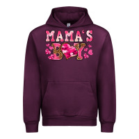 Mauve Wine valentines day mamas boy Urban Hoodie - texasbilliewilder