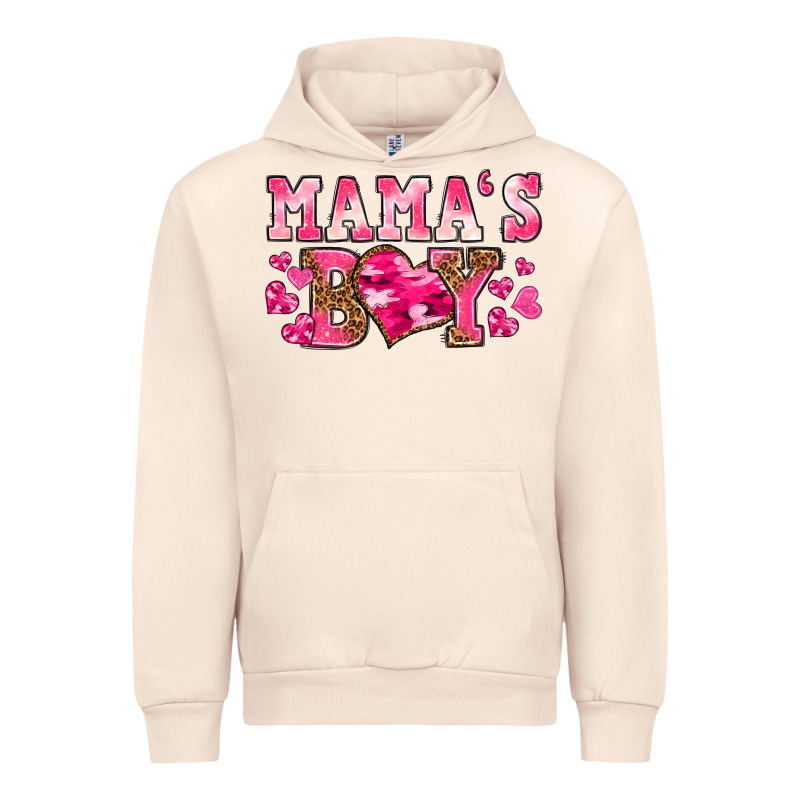 Valentines Day Mamas Boy Urban Hoodie by texasbilliewilder | Teevron