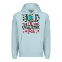 Blue Mist hold on let me overthink this Premium Hoodie - Zillion Design Studio