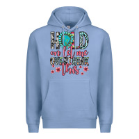Colony Blue hold on let me overthink this Premium Hoodie - Zillion Design Studio
