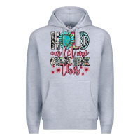 Heather Grey hold on let me overthink this Premium Hoodie - Zillion Design Studio