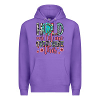 Purple hold on let me overthink this Premium Hoodie - Zillion Design Studio