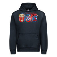 Navy usa mason jars Urban Hoodie - Zillion Design Studio